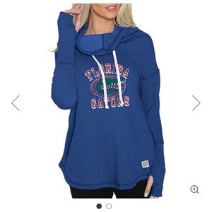EUC Florida Gators Retro Brand Funnel neck Sz L